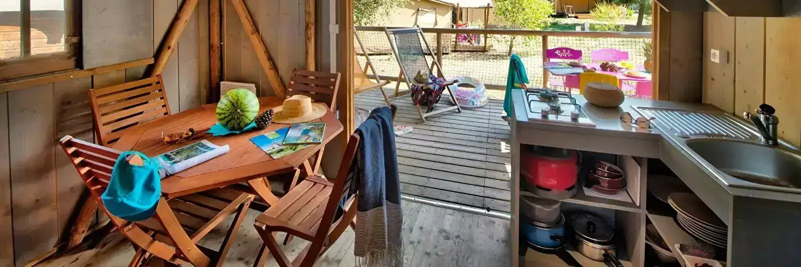 Interno noleggio Camping Le Bel Air - Flower