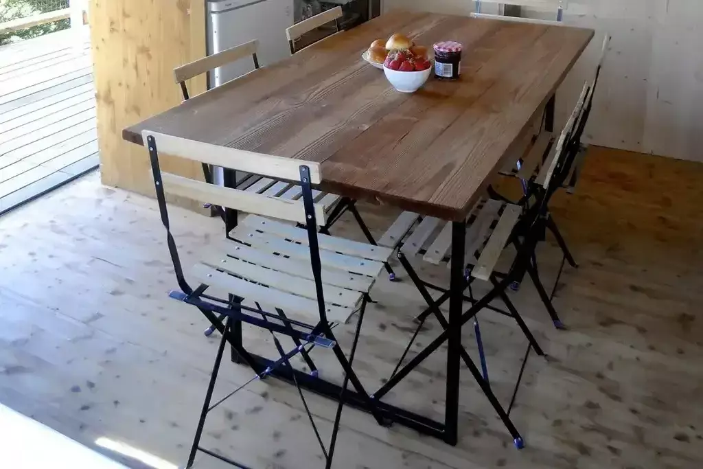 Interieur accommodatie Camping Le Bois D'amour - Flower