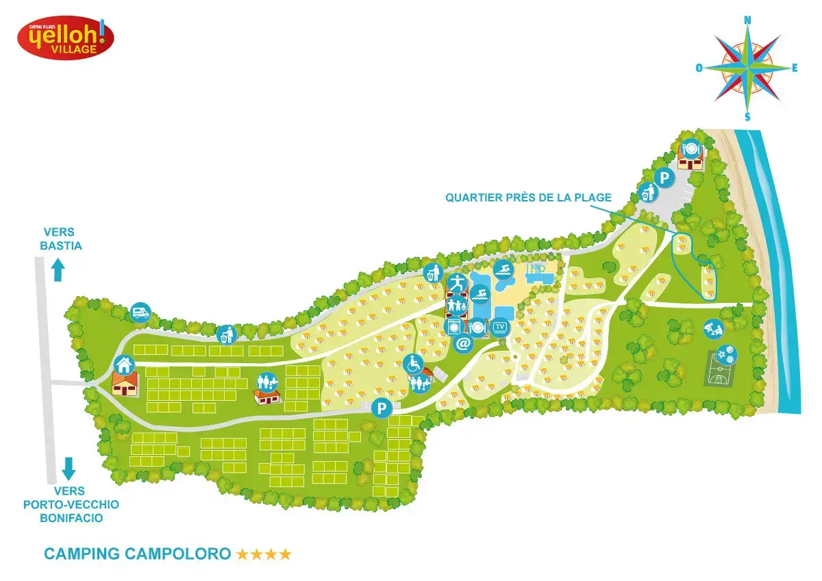 Camping Le Campoloro in Cervione, France (2026) | JetCamp.com
