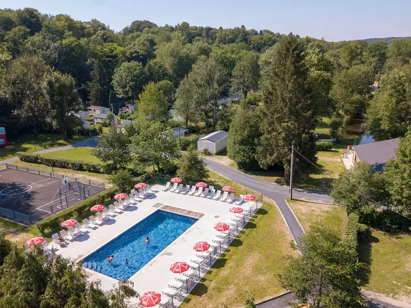 Zwembad Camping Le Grand Paris
