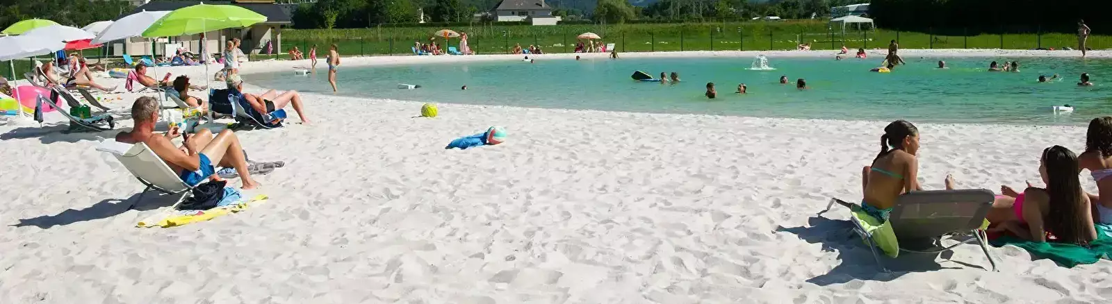 Zwemmen in meer of vijver Camping Le Monloo