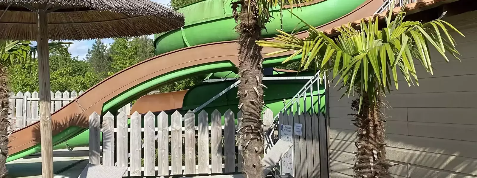 Skluzavkou Camping Le Paradis Médoc