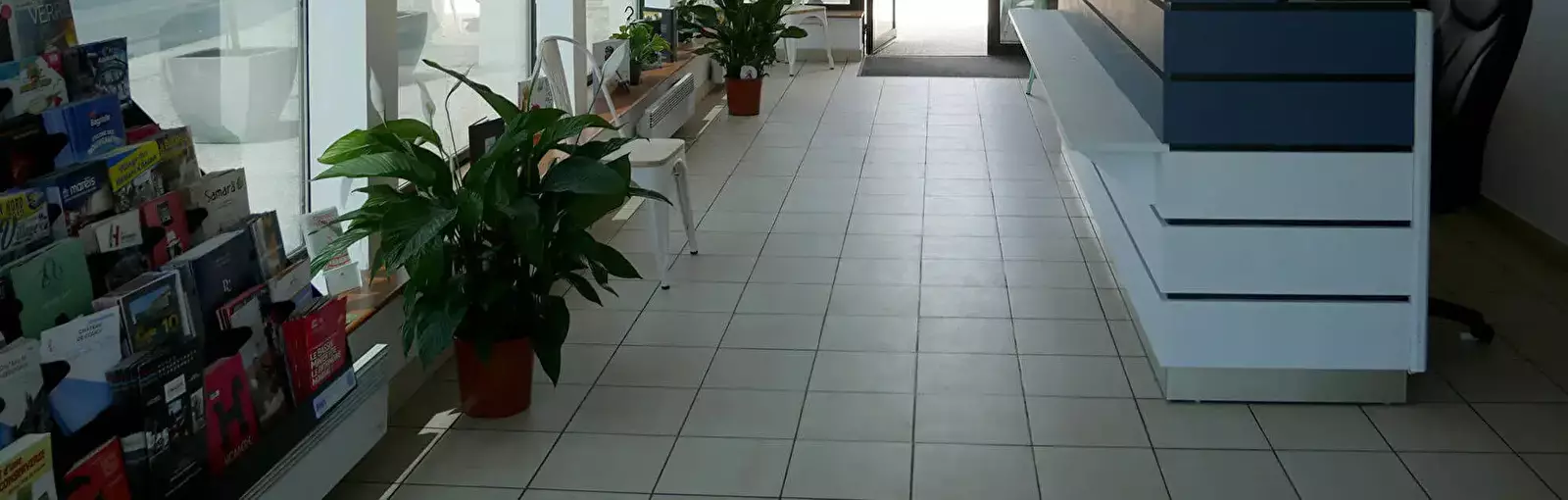 Reception office Camping Le Parc des Cygnes