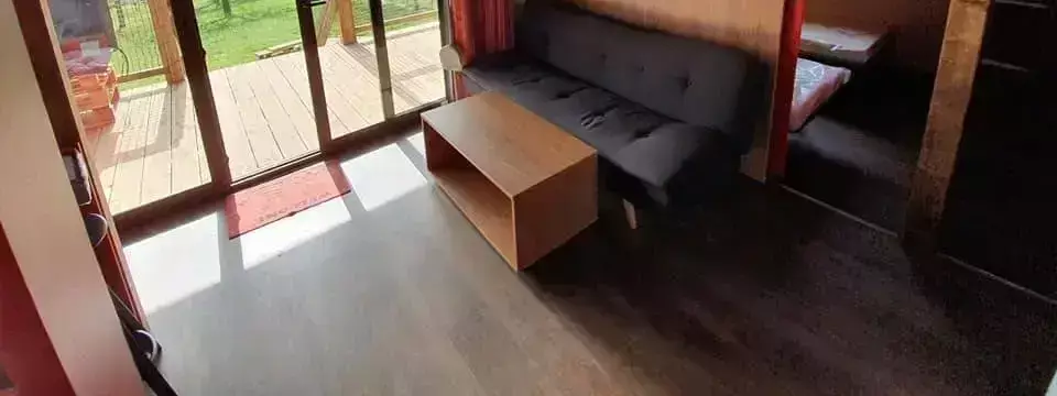 Interieur Hütte-Bungalow Camping Le Parc