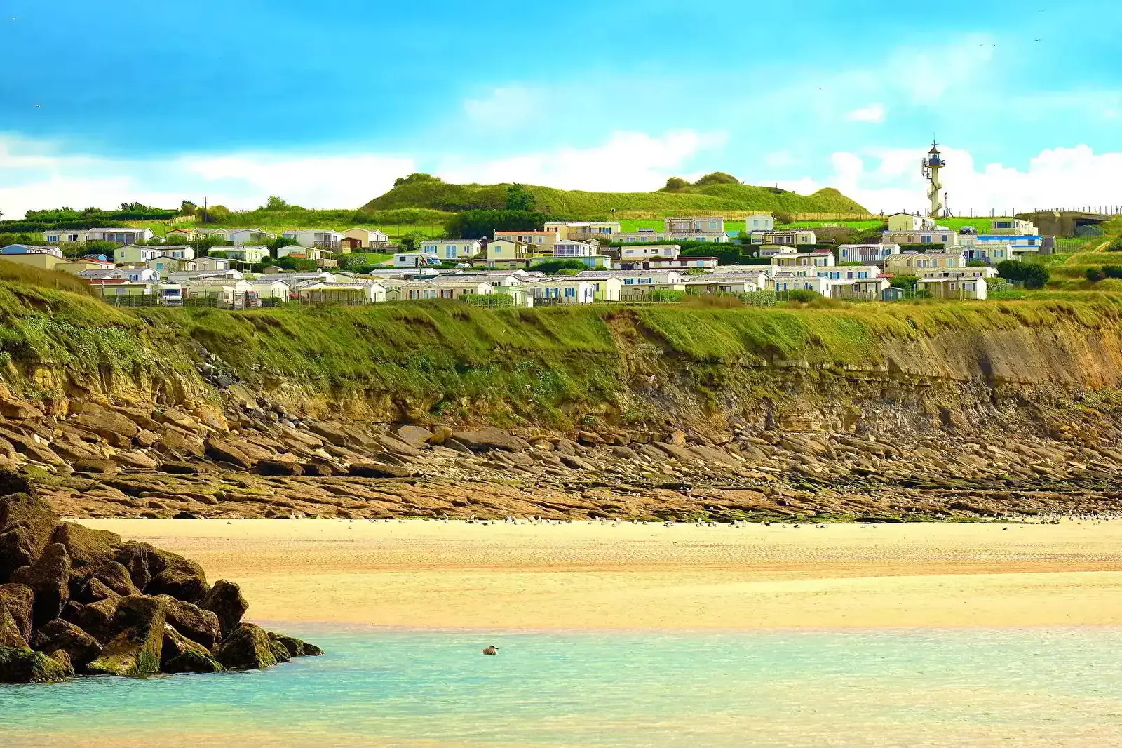 Locatie overzicht Camping Le Phare d'Opale - Tohapi