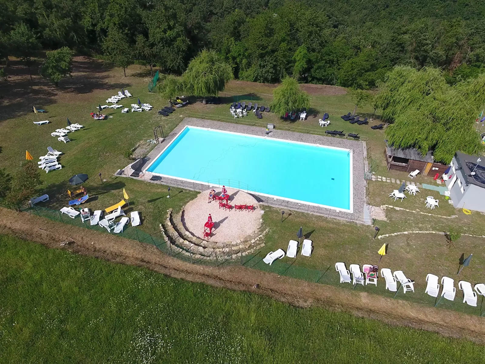 Swimming pool Camping Le Querce