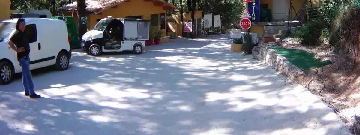 Vchod Camping Le Ran Du Chabrier