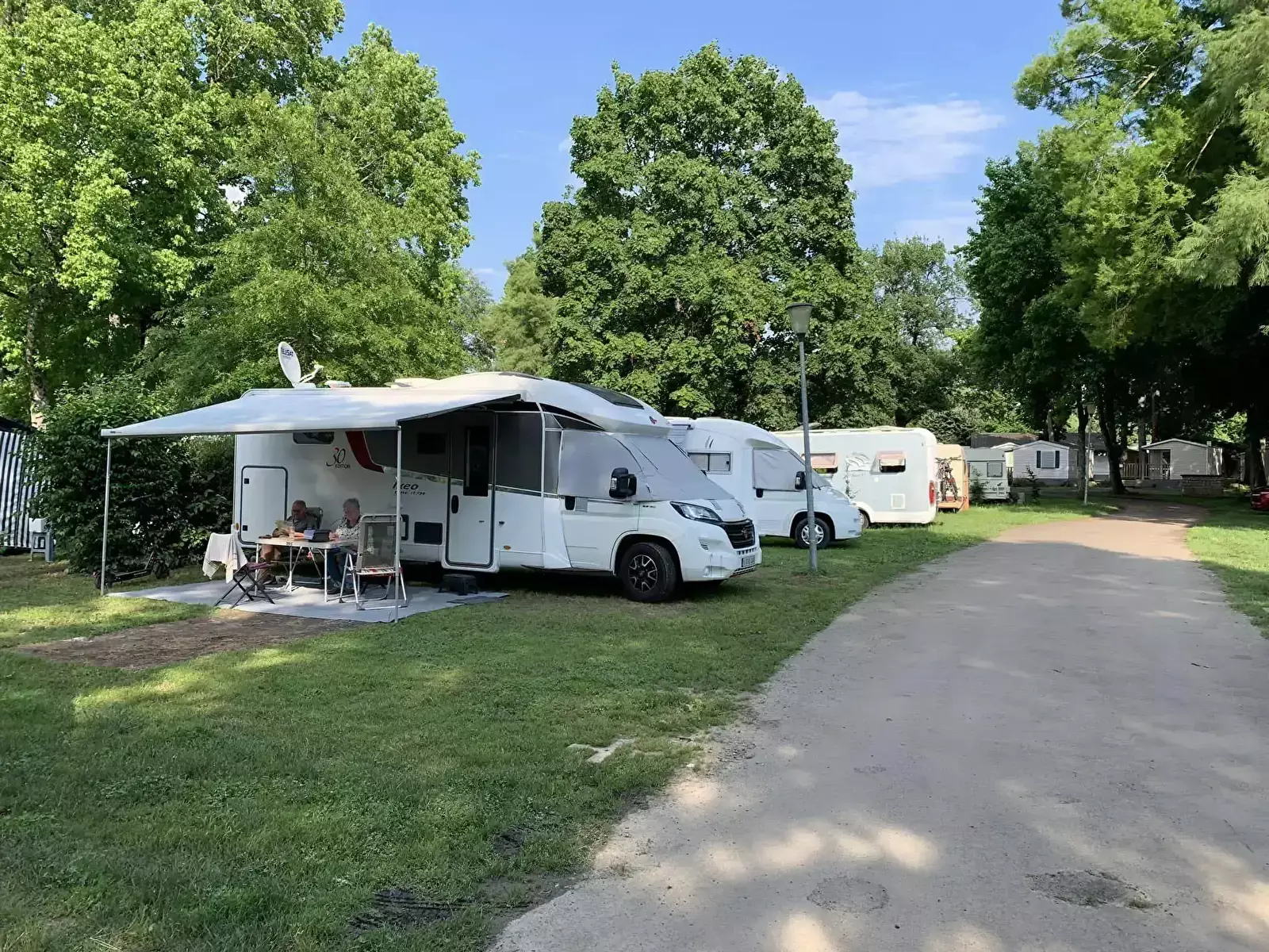 Piazzola camper Camping Le Rochat Belle Isle