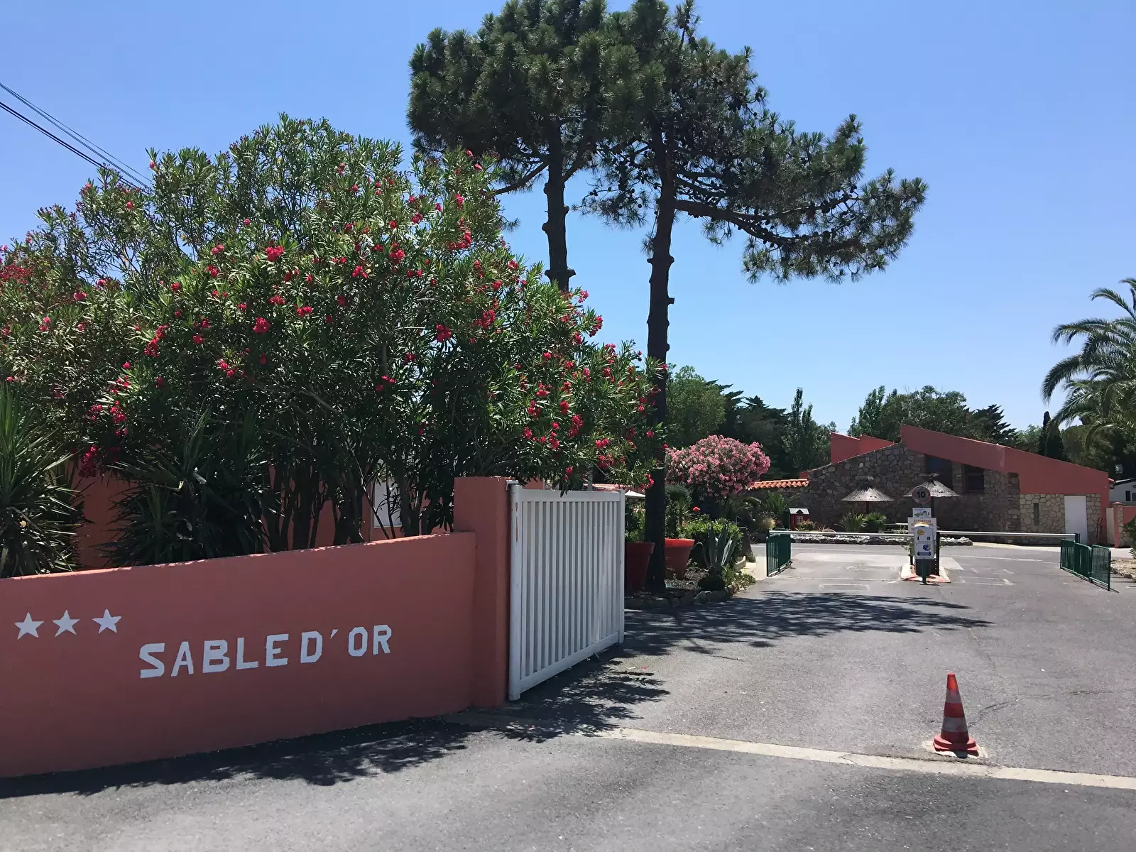 Vchod Camping Le Sable D'or