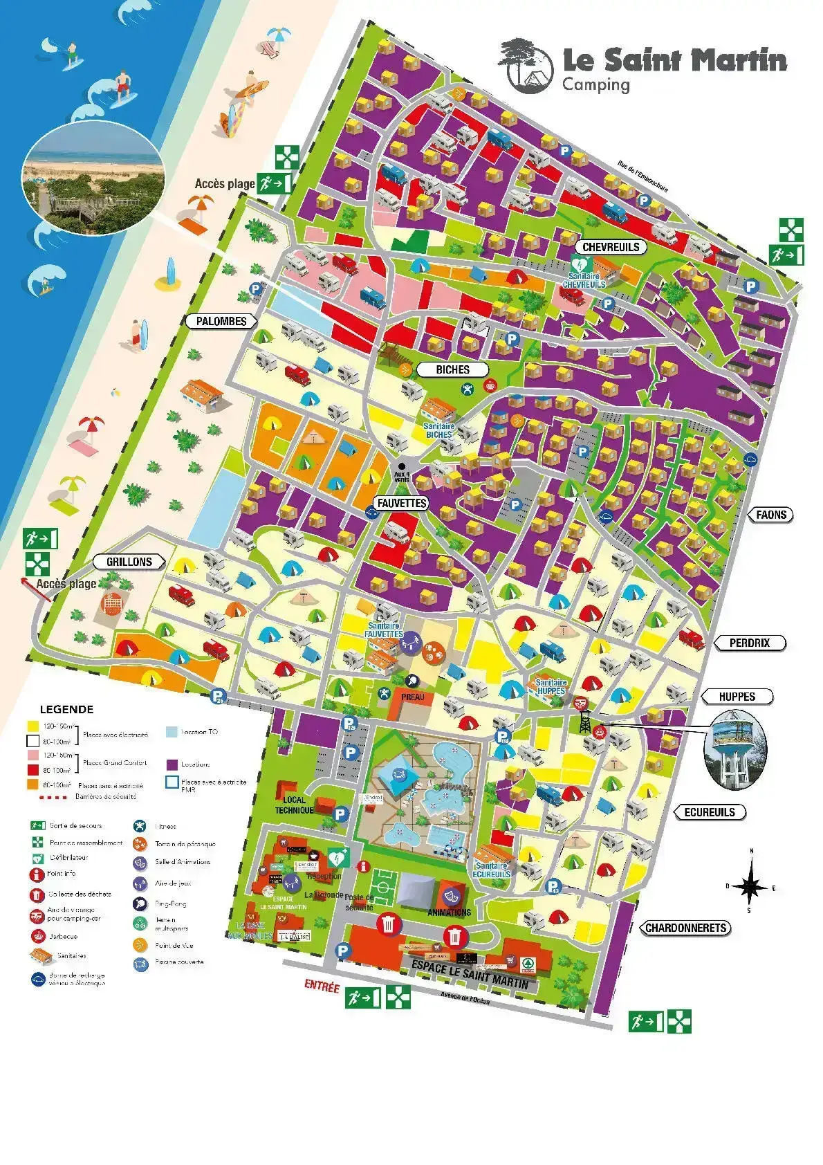 Camping Le Saint Martin in Moliets-et-Maa, France (2026) | All campings on  JetCamp.com