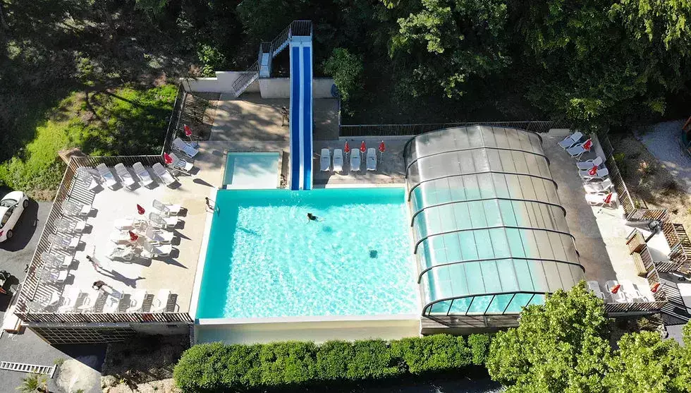 Piscina Camping Le Vézère Périgord