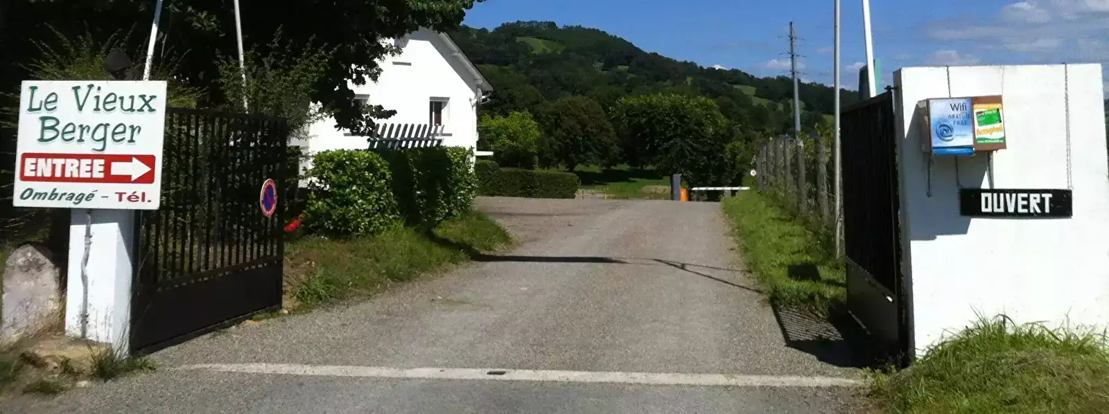 Ingresso Camping Le Vieux Berger