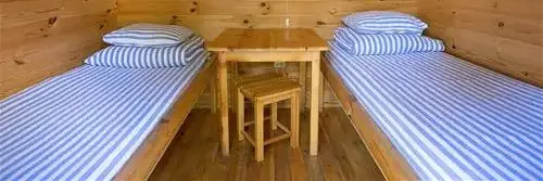 Interior cottage-bungalow Camping Leisure Center Valkla Beach