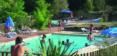 Swimming pool Camping Les 4 Saisons