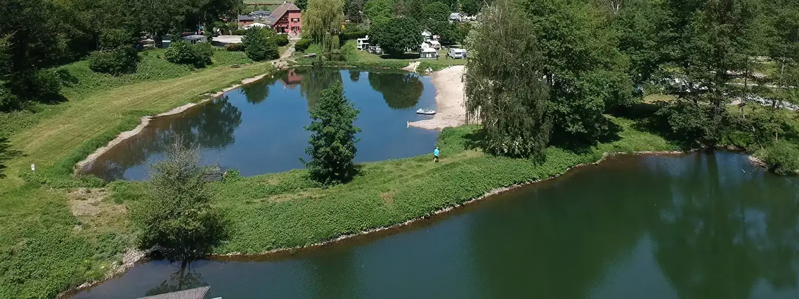Zwemmen in meer of vijver Camping Les Castors