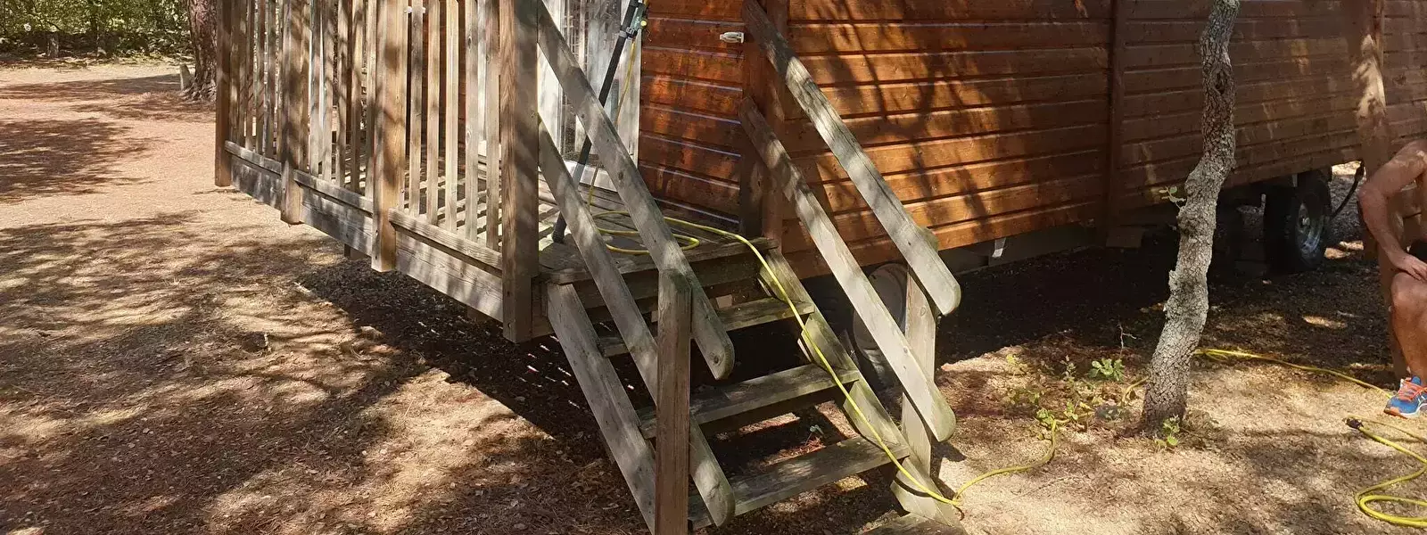 Roulotte Camping Les Chênes