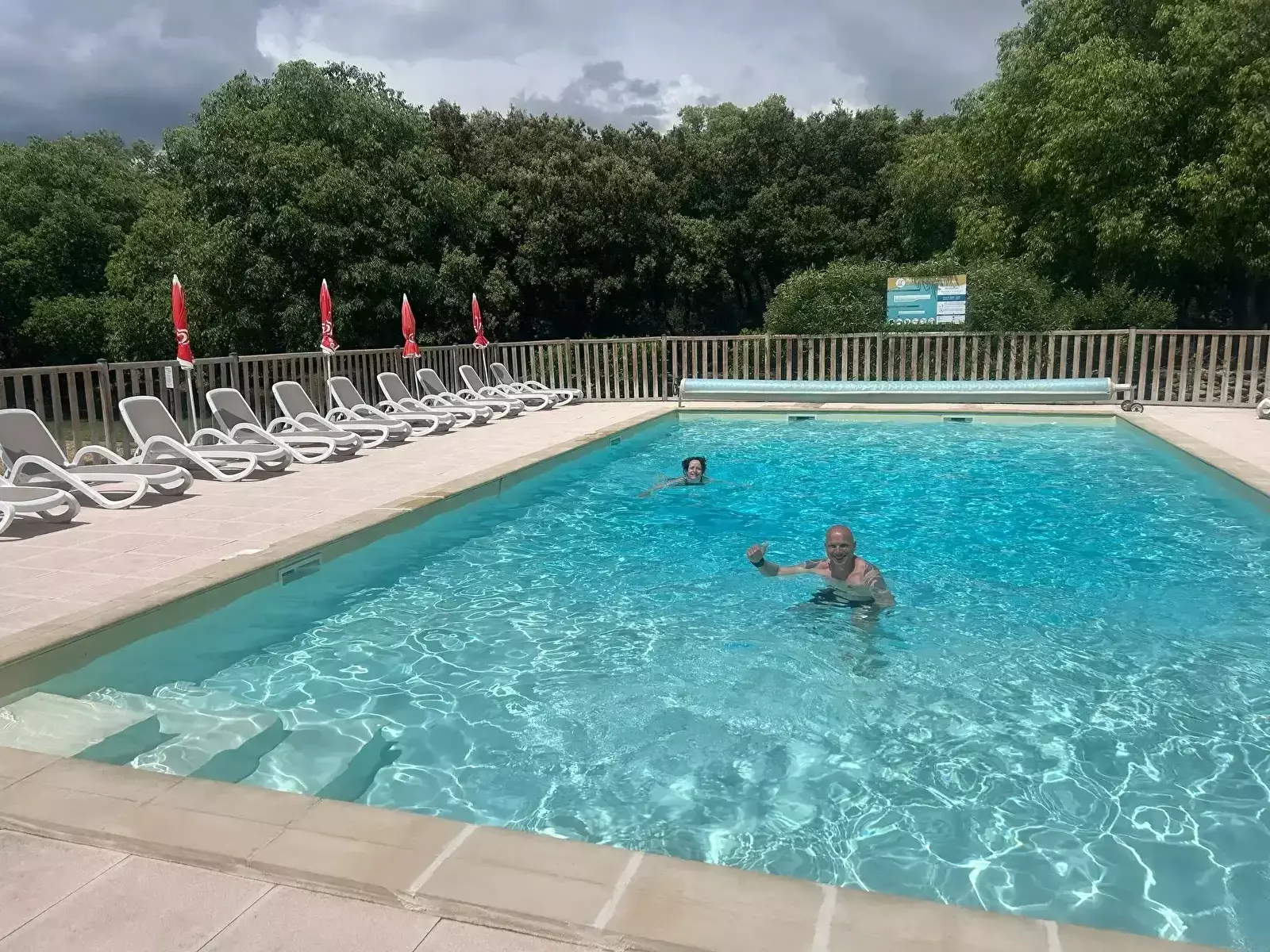 Svømmepøl Camping Les Chênes