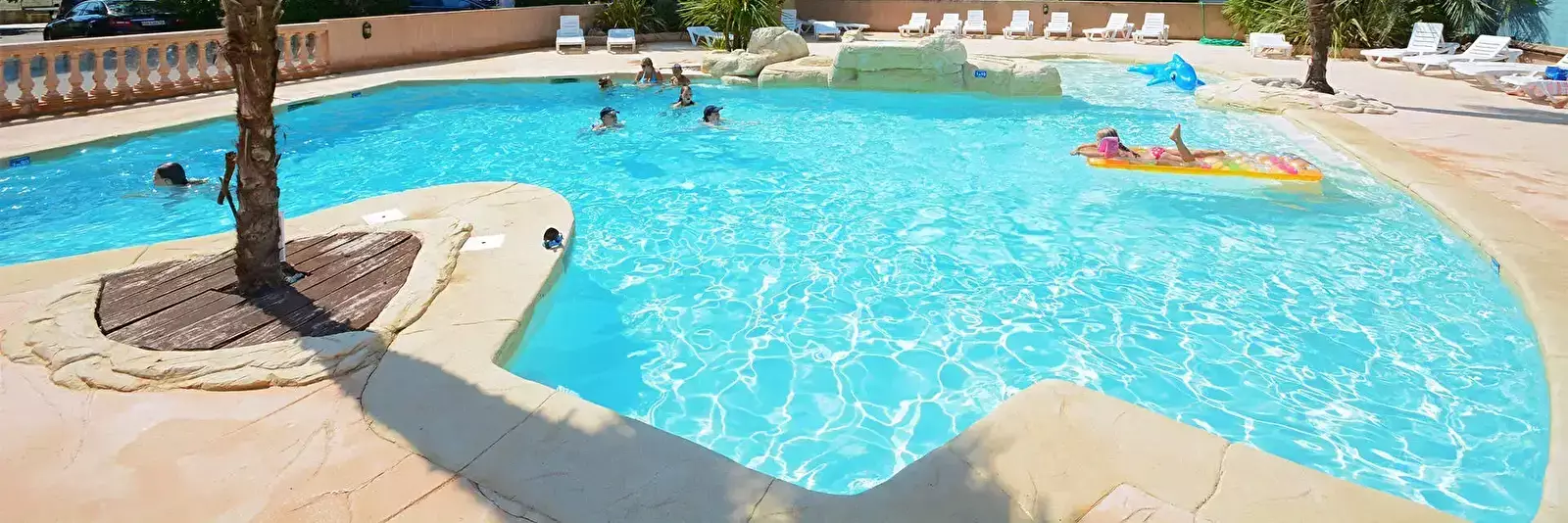 Piscina Camping Les Cigales