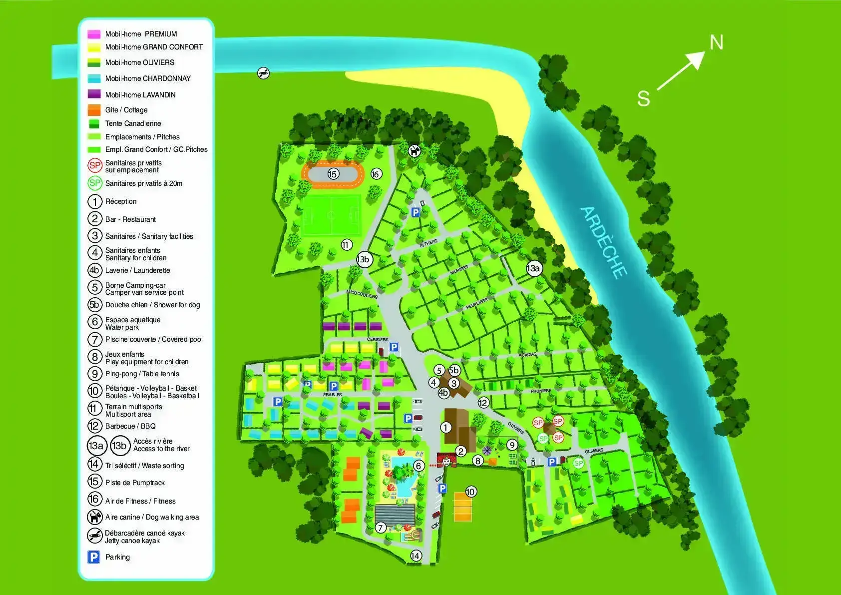 Camping les Coudoulets in Pradons, France (2026) | Book your camping on  JetCamp.com