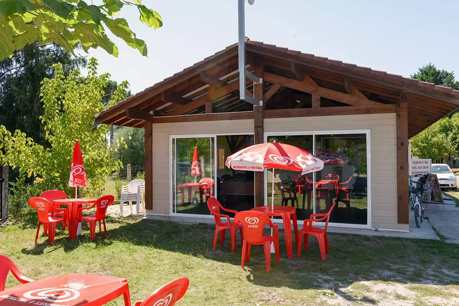 Kavárna restaurace bar Camping Les Écureuils - Mimizan