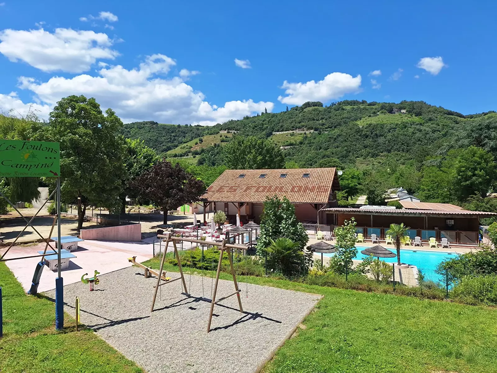 Vista Camping Les Foulons
