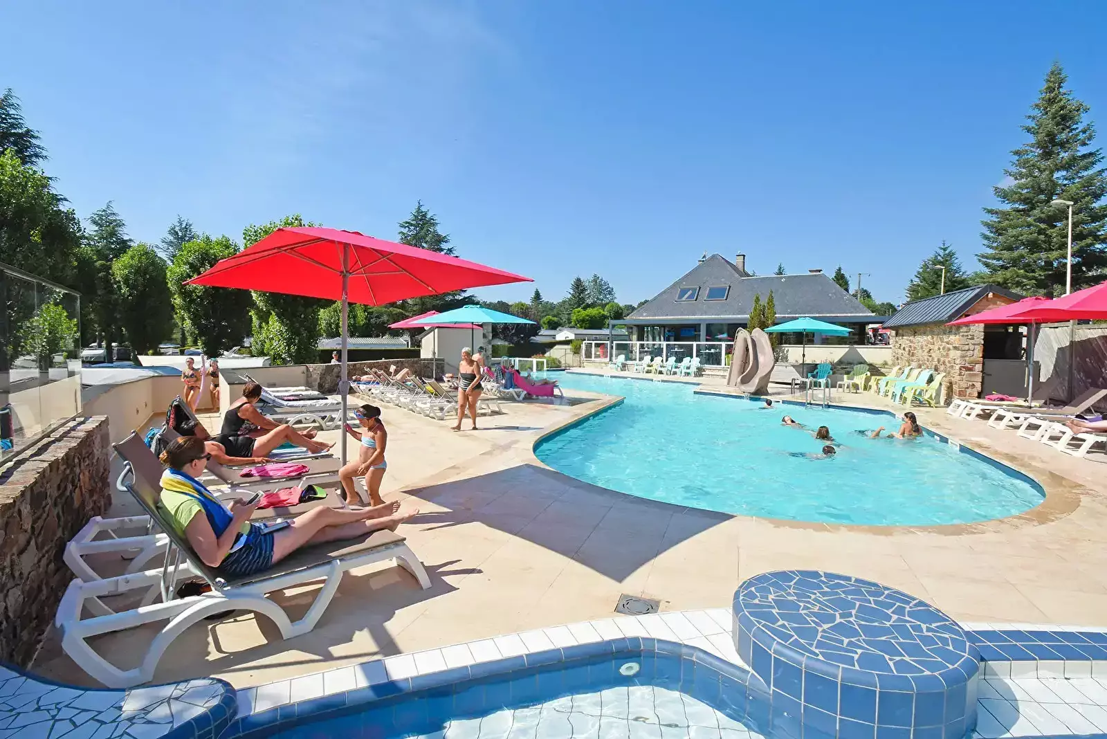 Schwimmbad Camping Les Genêts