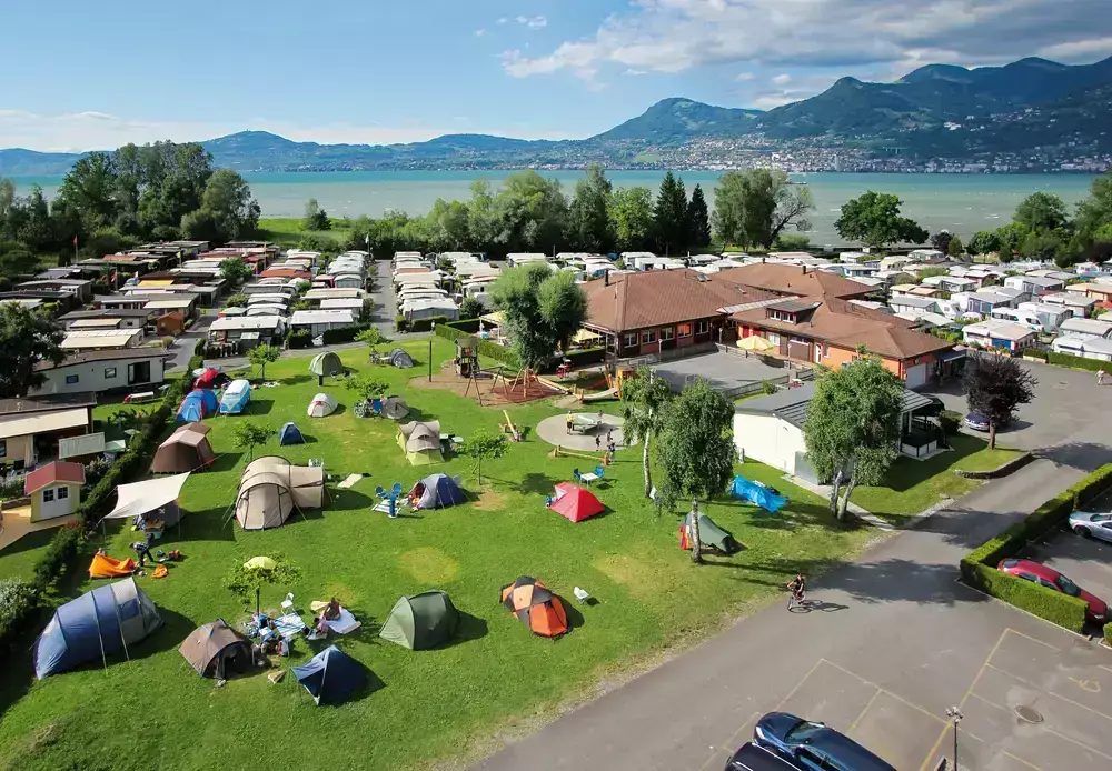 Aussicht Camping Les Grangettes