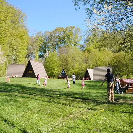 Tält Camping Les Grottes