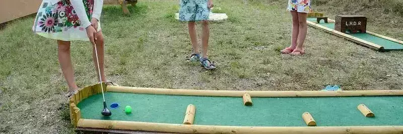 Mini golf Camping Les Hauts De Rosans
