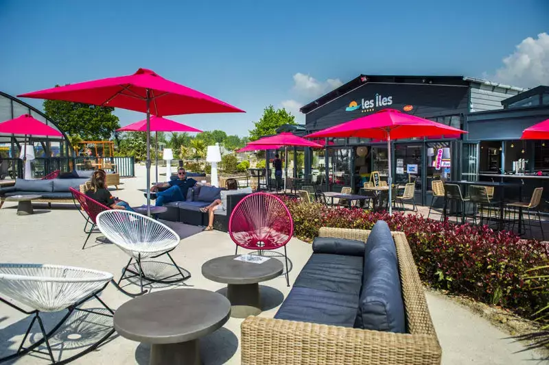 Kavárna restaurace bar Camping les Îles - Vagues Océanes