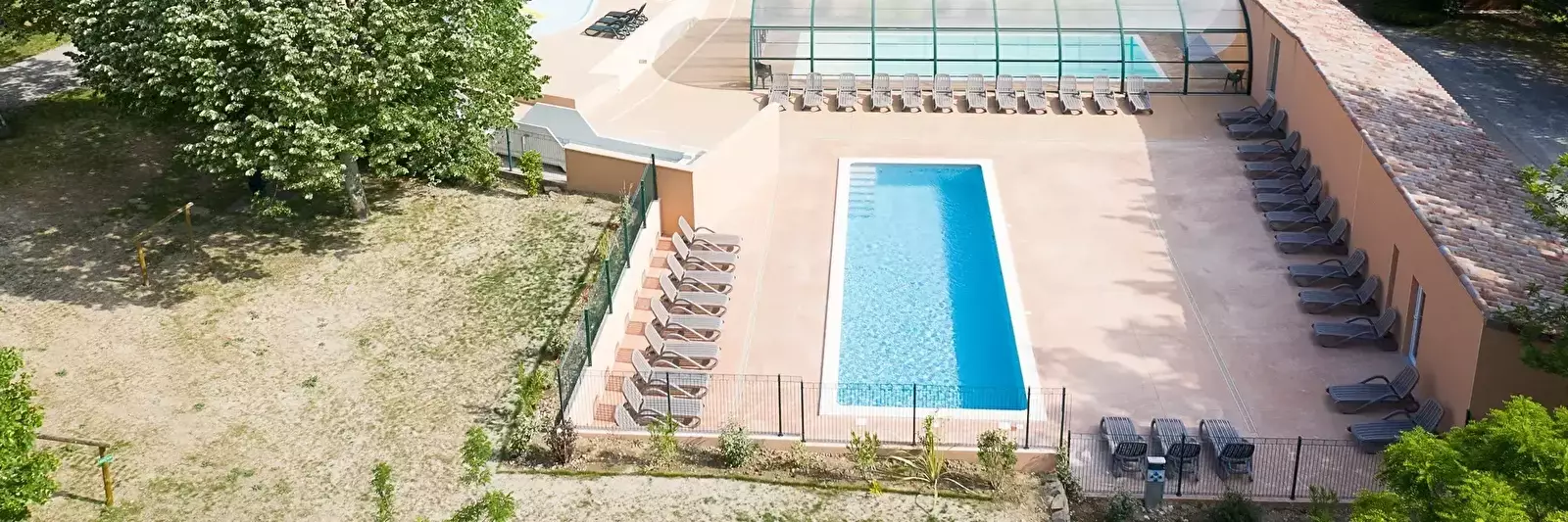 Piscina Camping Les Jardins de Privas - Sandaya