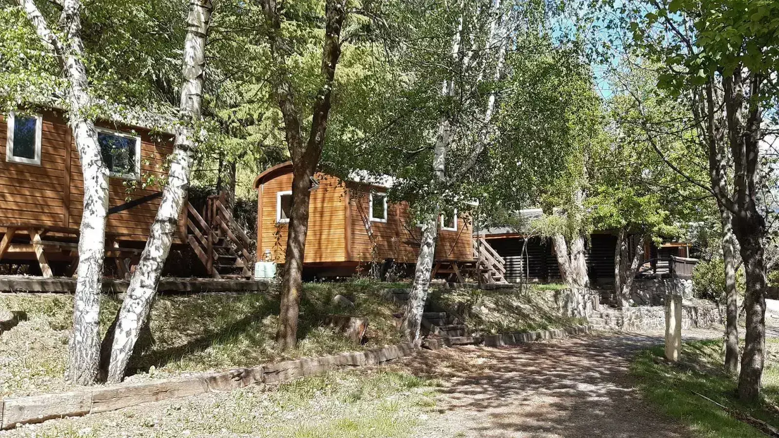 Woonwagen Camping les Jardins d'Estavar