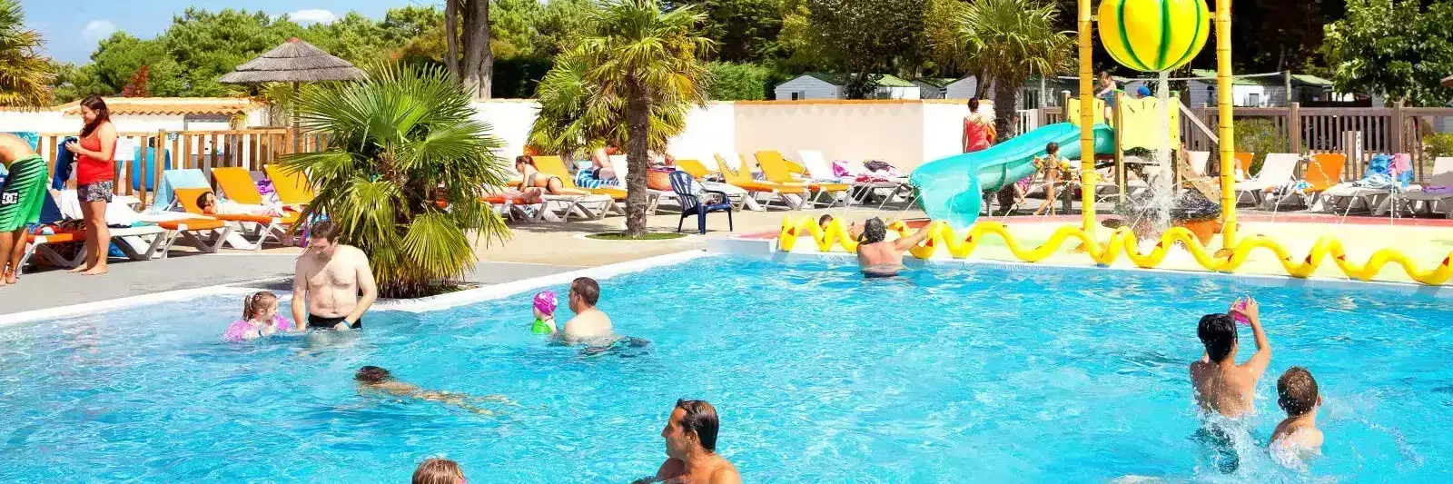 Piscina Camping Les Peupliers - Oléla