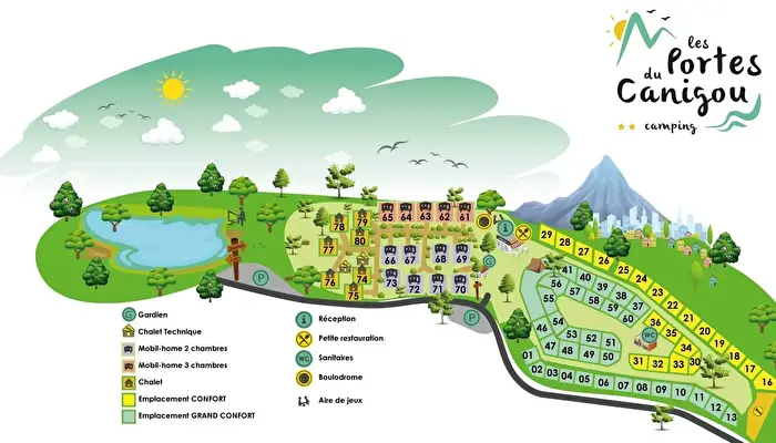 Camping Les Portes de Canigou.