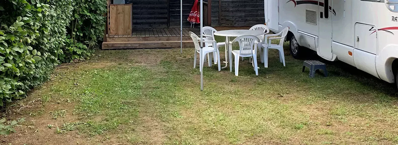 Piazzola camper Camping Les Poutiroux