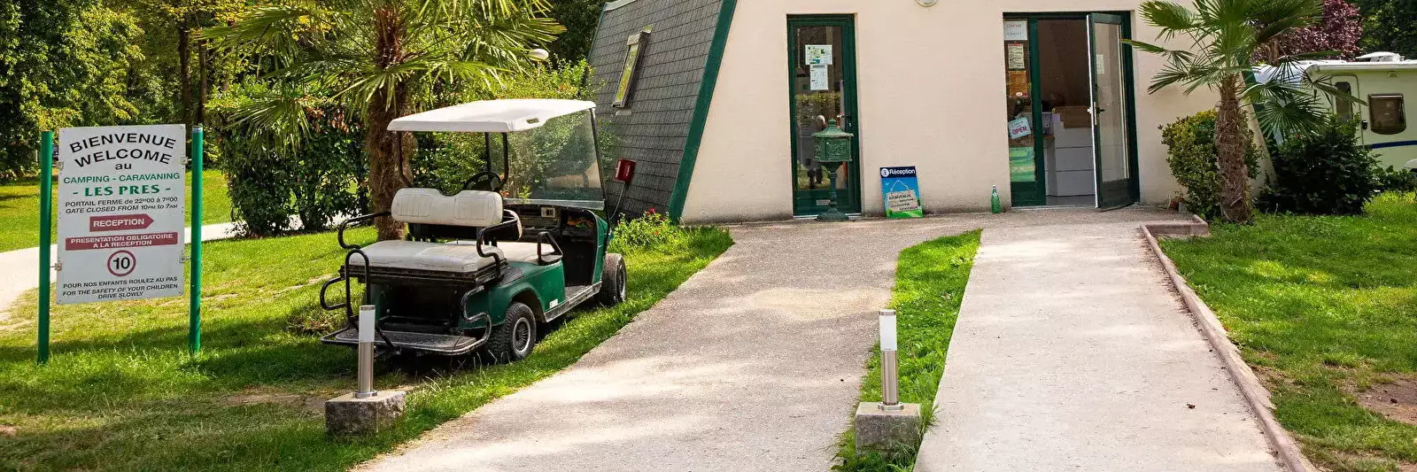 Reception Camping Les Prés - Terracamps