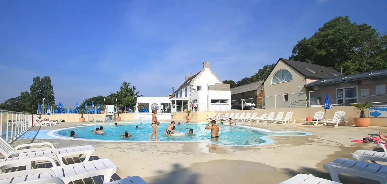 Schwimmbad Camping Les Sables Blancs