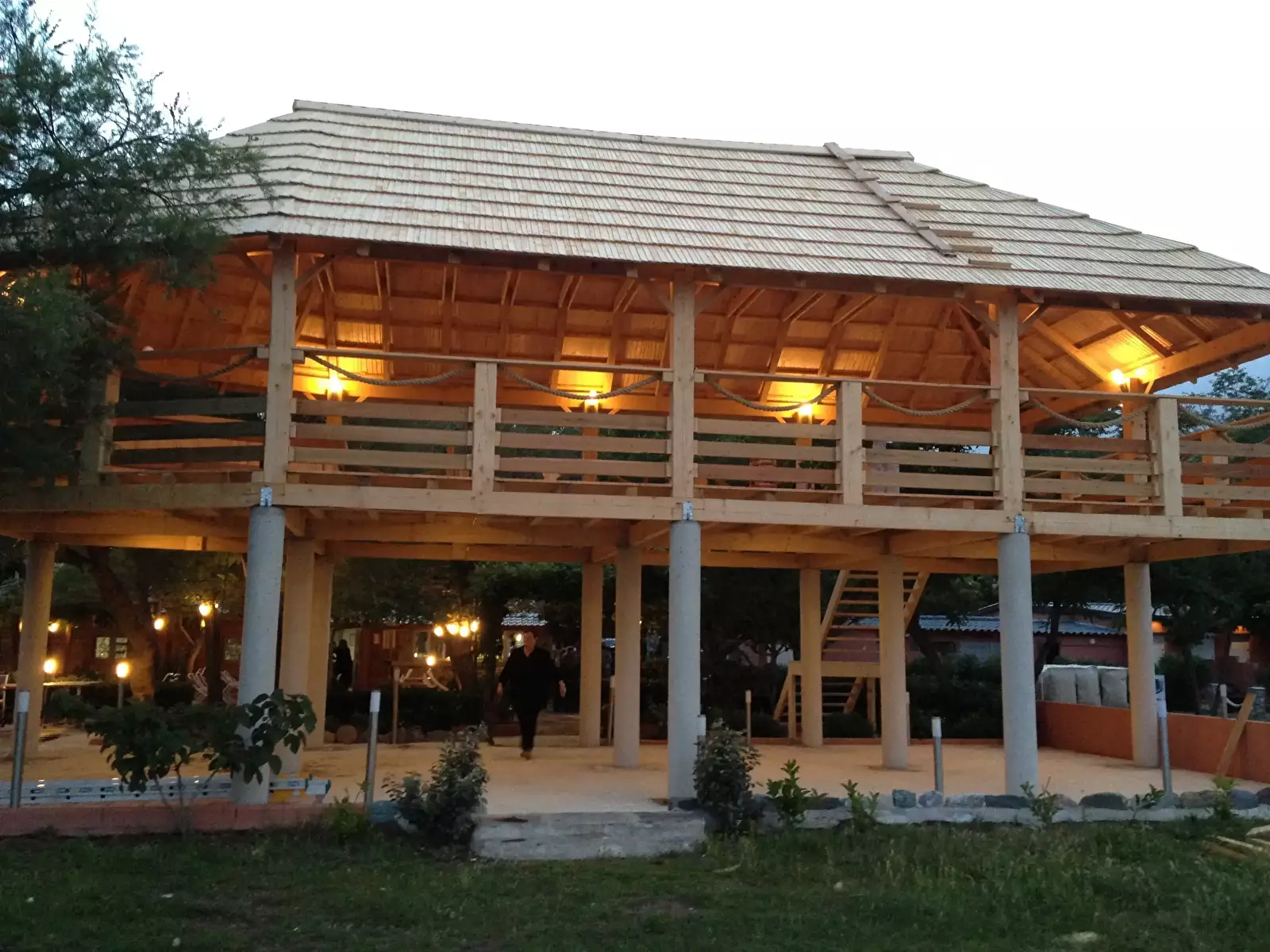 Kavárna restaurace bar Camping Les Sables Rouges
