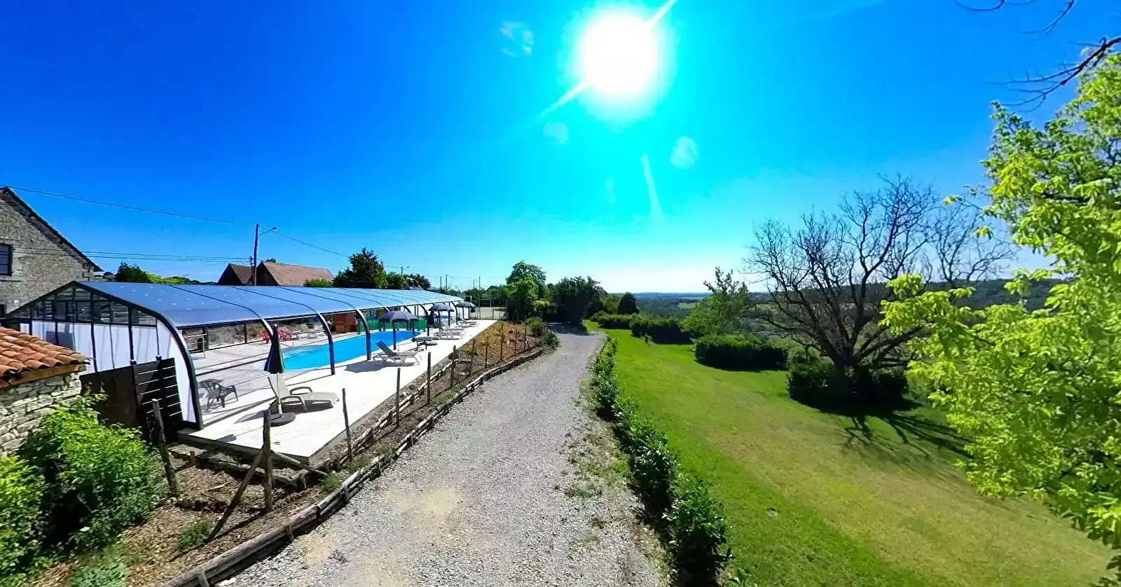 Piscina Camping Les Terrasses de Dordogne - Flower