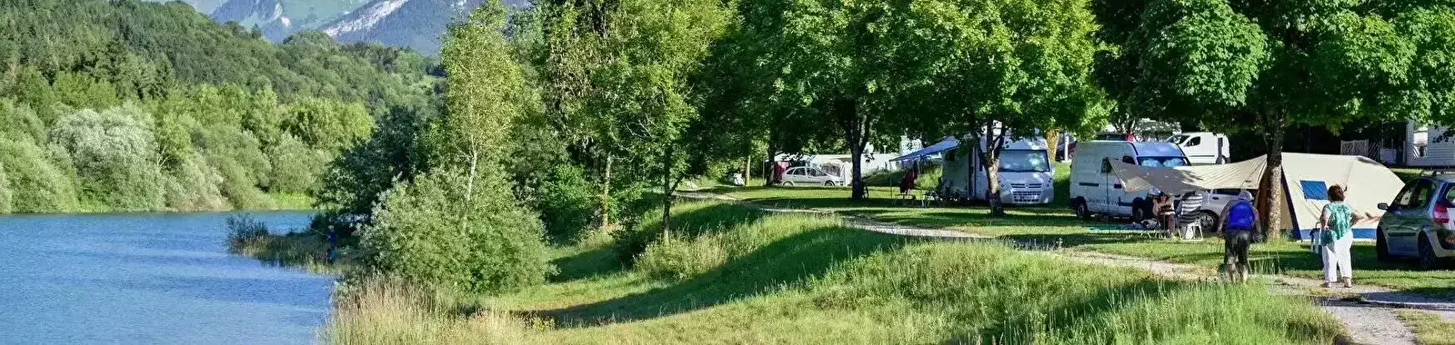 Piazzola camper Camping L'Île du Chéran