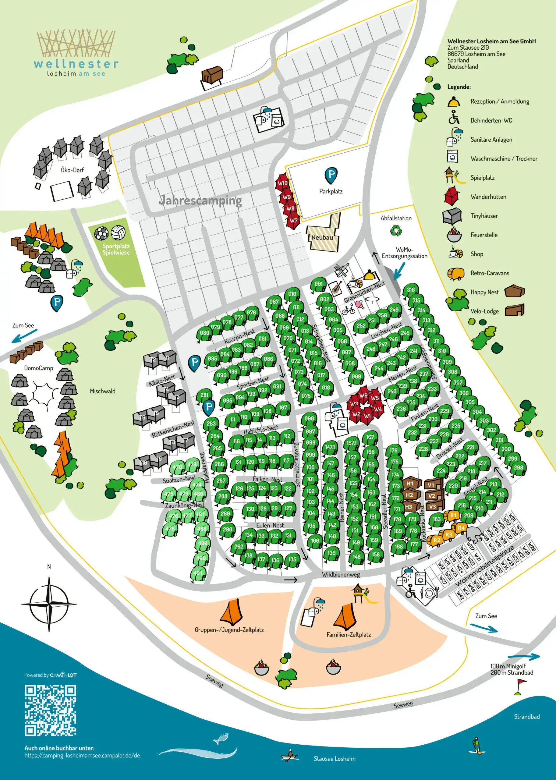 Camping Losheim am See in Losheim am See, Deutschland (2026) | Buchen Sie  Ihren Campingplatz auf JetCamp.com