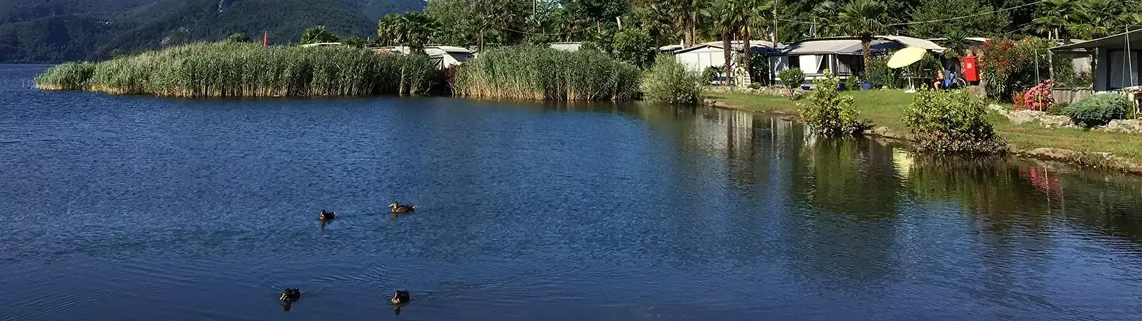Uitzicht Camping Lugano Lake