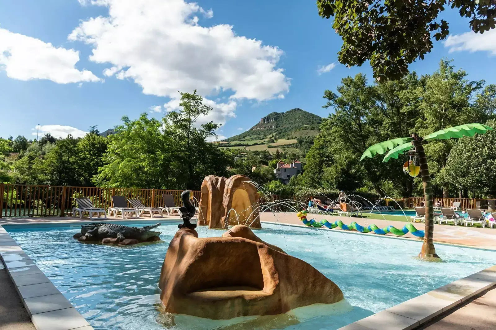 Zwembad Camping maeva Escapades Millau Plage