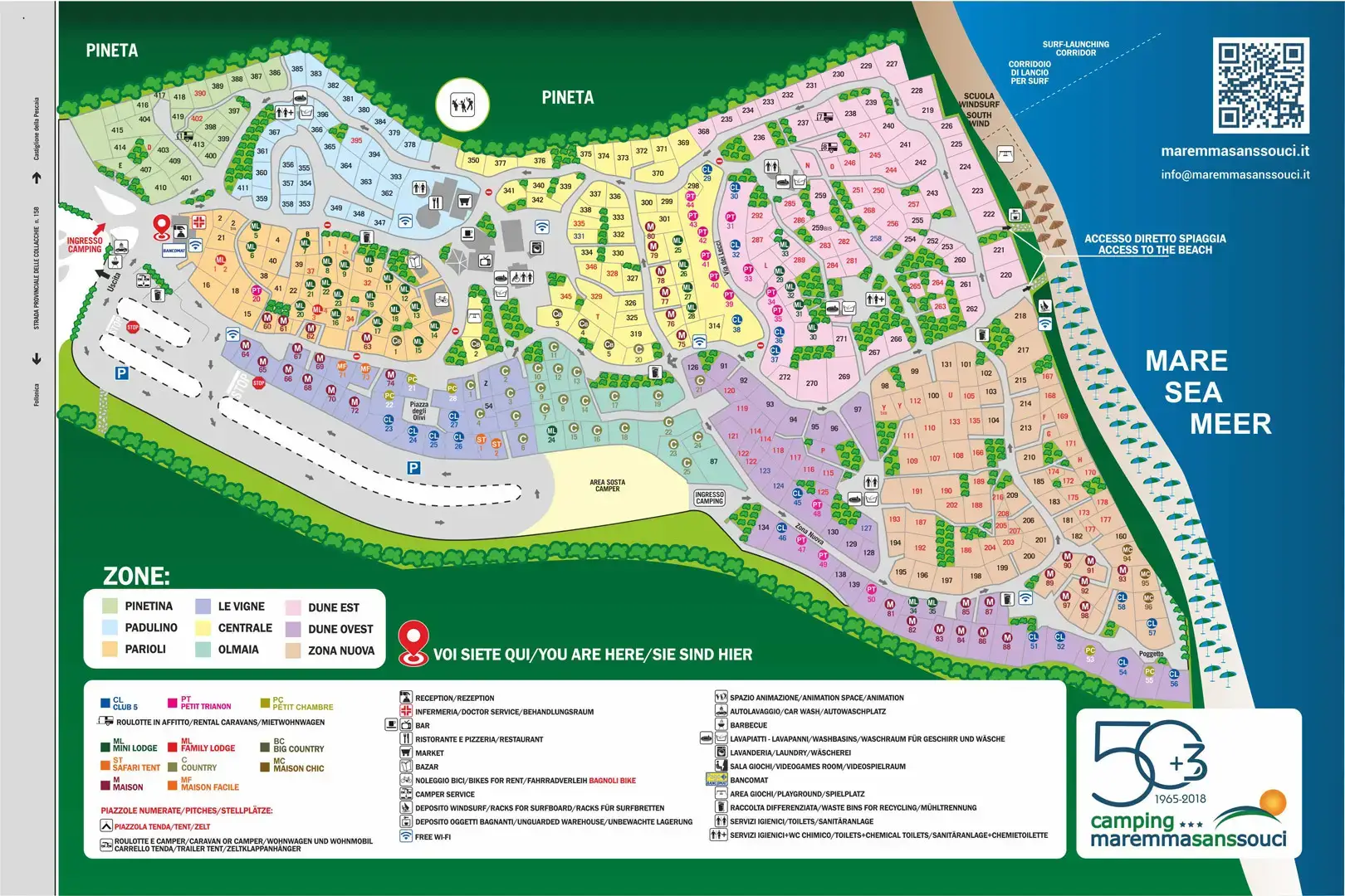 Camping Maremma Sans Souci in Castiglione della Pescaia, Italien (2026) |  Alle Campingpltze auf JetCamp.com