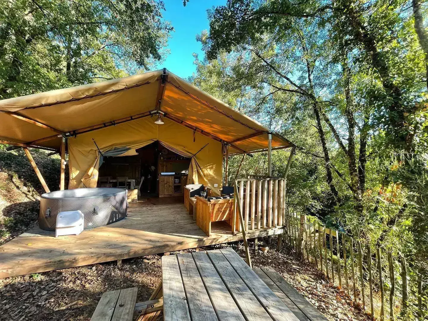 Glamping Camping Moulin de Chaules