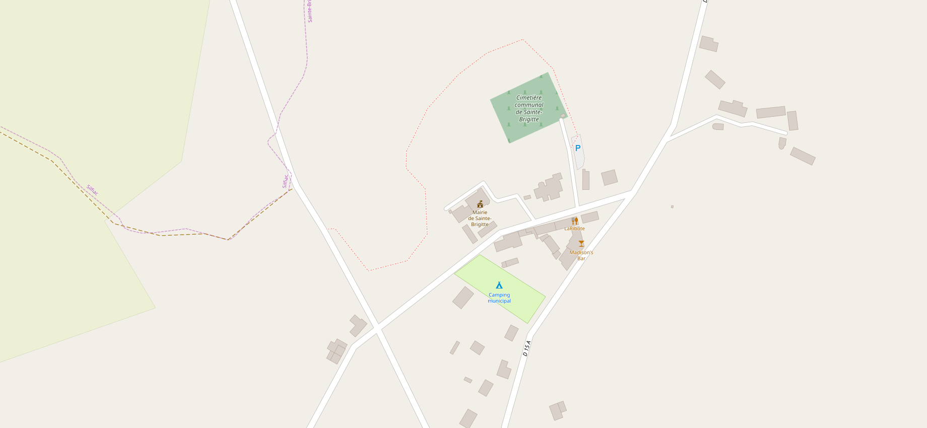 Camping Municipal SainteBrigitte in Saintebrigitte, Frankrijk (2023