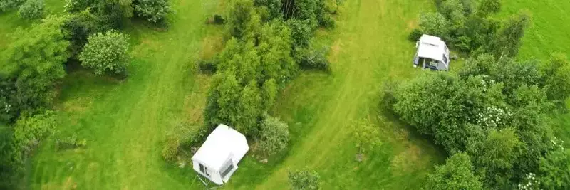 Uitzicht Camping Natuurkampeerterrein Thyencamp