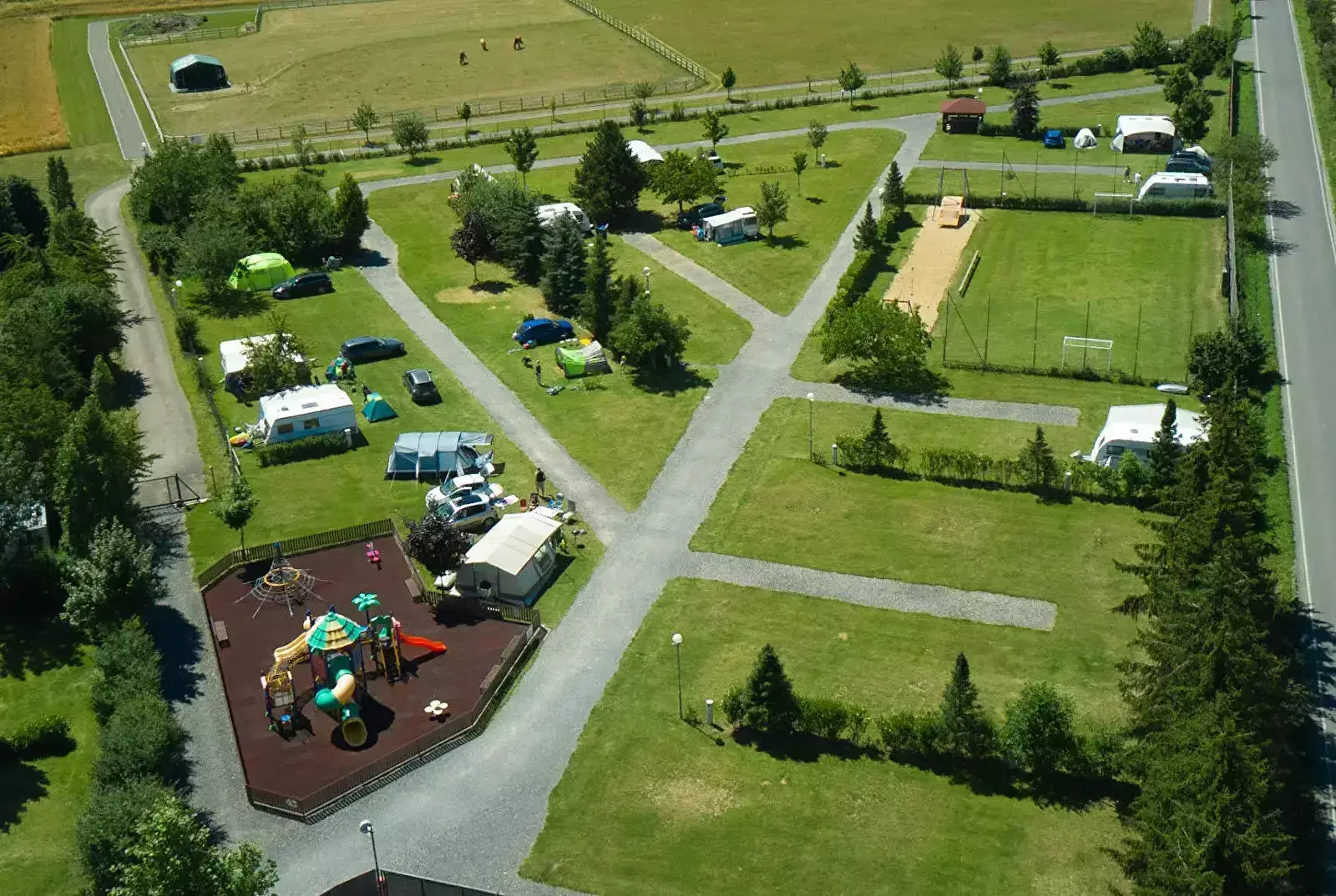 Pohled Camping Oase Praha