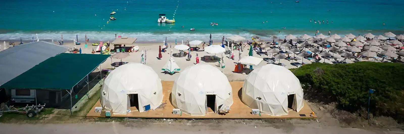 Namiot kopułowy Camping Paliouri