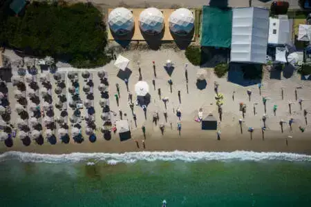 Plaża Camping Paliouri